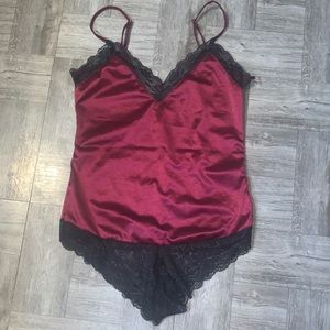 Silk & lacy body suit